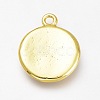 Brass Enamel Pendants KK-H103-01G-G-2