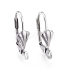 Tarnish Resistant 304 Stainless Steel Leverback Earring Findings STAS-K198-02P-1