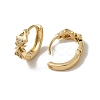 KC Gold Plated Brass Micro Pave Cubic Zirconia Hoop Earring EJEW-L271-01KCG-07-2