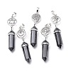 Synthetic Non-magnetic Hematite Pointed Big Pendants G-D0021-01P-14-1