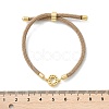 Adjustable Nylon Cord Bracelets X-BJEW-C096-01G-15-5