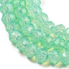 Baking Paint Transparent Glass Beads Strands DGLA-A034-J2mm-B05-4