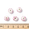 Handmade Printed Porcelain Beads PORC-Q201-10mm-3-4