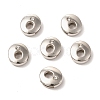 Letter Slider Beads for Watch Band Bracelet Making ALRI-O012-O-NR-2