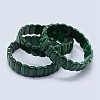 Natural Malachite Stretch Bracelets BJEW-F327-04-7