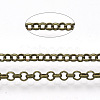 Soldered Brass Coated Iron Rolo Chains CH-S125-08B-AB-1