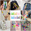 20Pcs UV Plating Opaque Acrylic European Beads OACR-TADJ0001-16M-6
