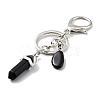 Natural Obsidian Keychain KEYC-M022-05I-2