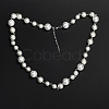 Stainless Steel Imitation Pearl Necklaces for Unisex UC6699-1
