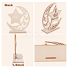 Eid Mubarak Wooden Ornaments WOOD-GF0001-08-5