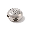 Rack Plating Brass & Cubic Zirconia Pendants KK-Z047-07P-B-RS-2
