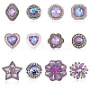 1 Set Alloy Rhinestone Snap Buttons DIY-PH0021-04-1