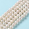 Natural Cultured Freshwater Pearl Beads Strands PEAR-E018-11-2
