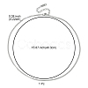 304 Stainless Steel Curb Chain Necklace for Men Women NJEW-YW0001-12-3