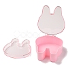 Rabbit Plastic Jewelry Boxes OBOX-F006-11-4