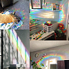 Rainbow PVC Laser Adhesive Stickers DIY-WH0273-49-3