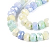 Anti-Tarnish Electroplate Glass Beads Strands GLAA-T025-6mm-11J-3