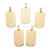 304 Stainless Steel Big Pendants STAS-I140-19F-G-3