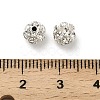 6mm Brass Rhinestone Beads X1-KK-S519-01A-02S-3