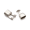 Alloy Snap Lock Clasps PALLOY-TAC0009-24P-4