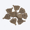 Alloy Connector Rhinestone Settings EA10685Y-AB-4