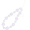 Plastic Beaded Mobile Phone Lanyard Wrist Strap AJEW-WH20010-63B-1