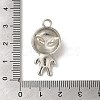 Alloy Alien Pendants FIND-A038-13P-3