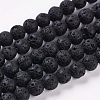 Natural Lava Rock Beads Strands X-g434-8-1