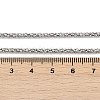 Tarnish Resistant 304 Stainless Steel Popcorn Chain Necklaces NJEW-J032-22P-2