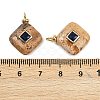 Natural Picture Jasper Pendants KK-B157-42A-03-3