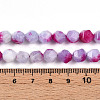 Dyed Natural White Jade Beads Strands X-G-T139-8mm-45S-5