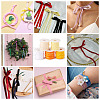 50 Yards 5 Colors Single Face Velvet Ribbon SRIB-TA0001-37-8