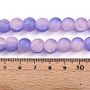 Crackle Glass Beads Strands GLAA-N009-10mm-08-4