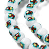 Printing Glass Beads for Necklaces Bracelets Making GLAA-B020-02A-06-4