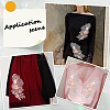 Polyester Embroidery Lace Cloth Patches AJEW-WH20070-079A-4