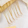 Stainless Steel Paperclip Chains Keychain HJEW-SW00179-01-8