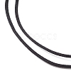 Retro Glass & Porcelain & Alloy Adjustable Nylon Cord Y Necklaces for Women NJEW-JN05360-03-5