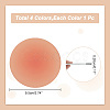 4Pcs 4 Colors Gradient Color Acrylic Cup Mats AJEW-GO0001-04-2