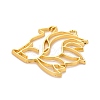 Alloy Open Back Bezel Pendants PALLOY-F280-03G-3
