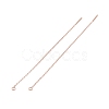 Ion Plating(IP) 304 Stainless Steel Stud Earring Finding STAS-E161-06RG-3