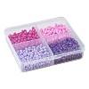 800pcs 4 Colors Baking Paint Glass Round Seed Beads SEED-FS0001-21A-6
