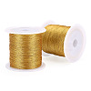 2 Rolls Round PET Metallic Thread MCOR-TADJ0001-01A-01-2