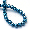 Baking Paint Pearlized Glass Pearl Round Bead Strands HY-Q003-6mm-06-4