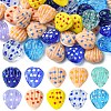 1 Strand Handmade Lampwork Bumpy Beads Strands LAMP-YW0004-10-1