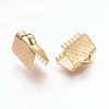 304 Stainless Steel Ribbon Crimp Ends STAS-P220-02G-2