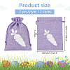 24Pcs 12 Styles Easter Cloth Storage Pouches ABAG-BC0001-62-2