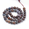 Natural Pietersite Beads Strands G-R446-6mm-13-2