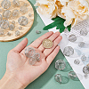 80Pcs 4 Styles Iron Bead Cage Pendants IFIN-HY0001-08-3