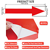 PVC Self Adhesive Arrow Label Stickers DIY-CP0013-44A-2