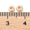 Brass Flat Round Spacer Beads KK-M085-A-12G-01-3